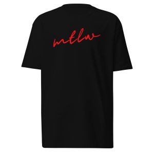 MTLW Cursive, Men’s premium heavyweight tee