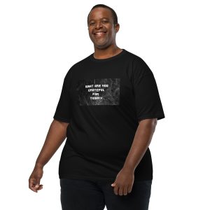 Gratitude, Men’s premium heavyweight tee