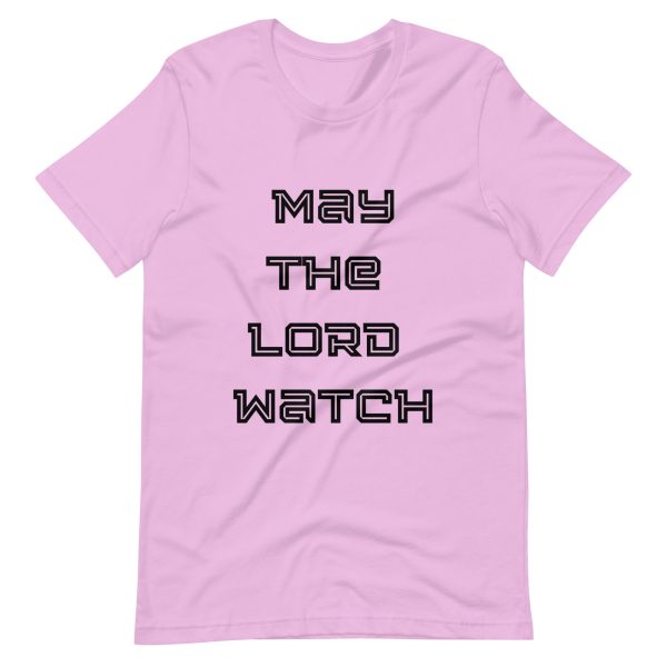 May The Lord Watch  Squar Font Unisex t-shirt